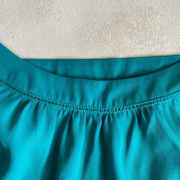LOFT Camisole Blouse, Teal, Size M - Picture 2 of 7
